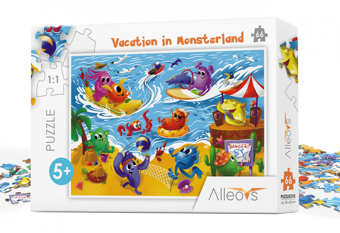 Дизайн пазлов и упаковки для немецкой компании