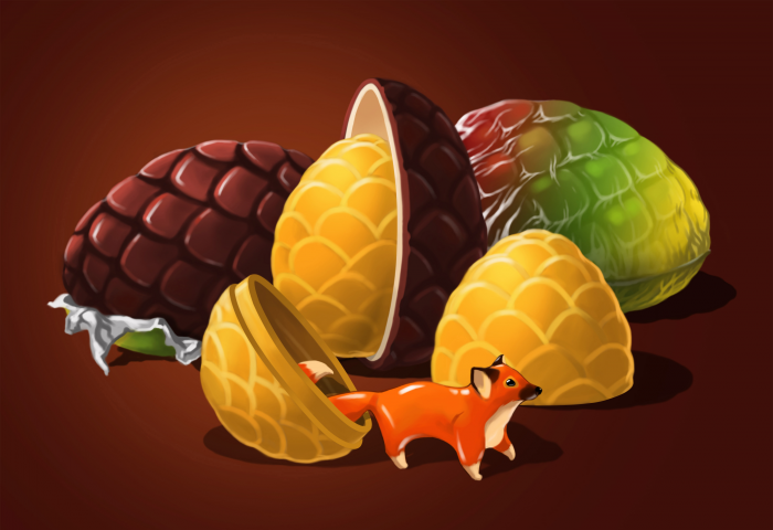 Шоколадная шишка