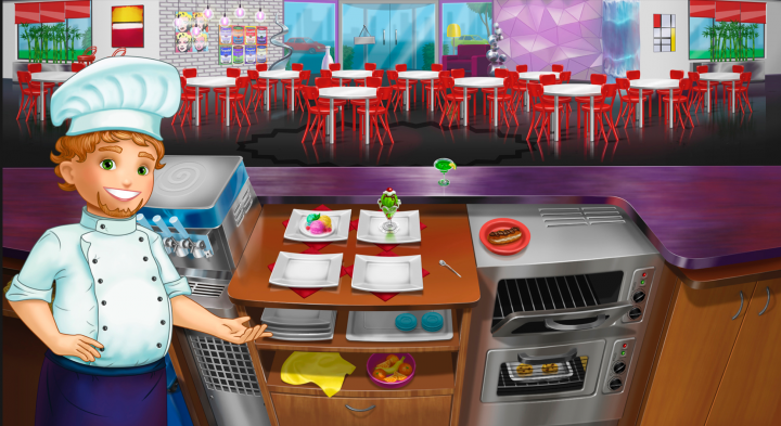 Фон и персонаж для игры