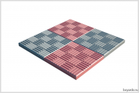 Тротуарная плитка паркет