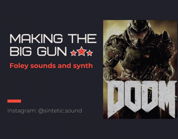 Sound redesign for game scene(synth+foley)