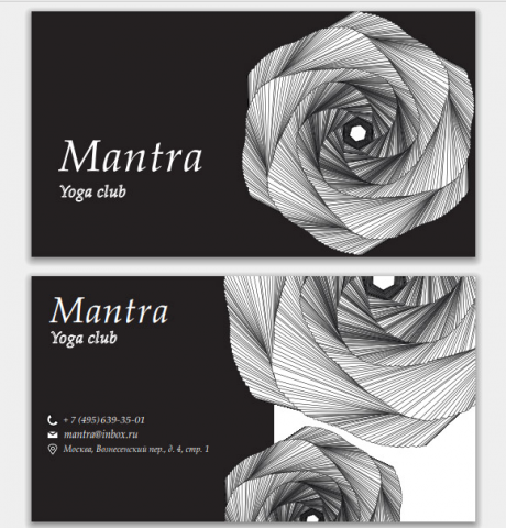 business card