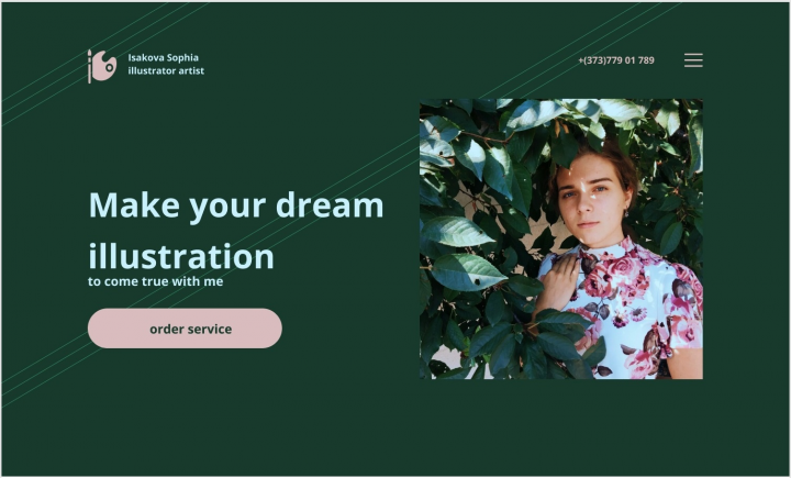 Сайт-портфолио художника