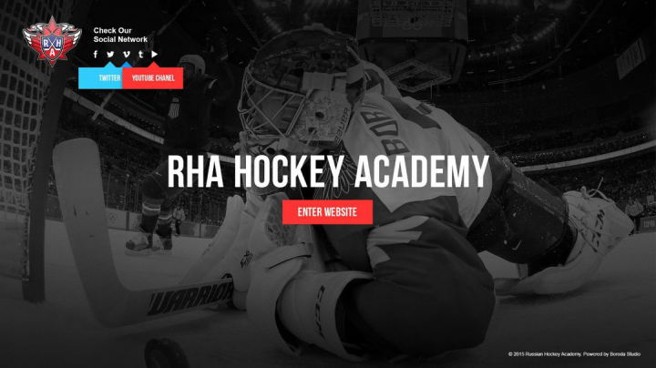 Разработка сайта для Russian Hockey Academy