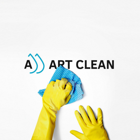 Разработка ф.с., сайта и лендинга для компании Art Clean