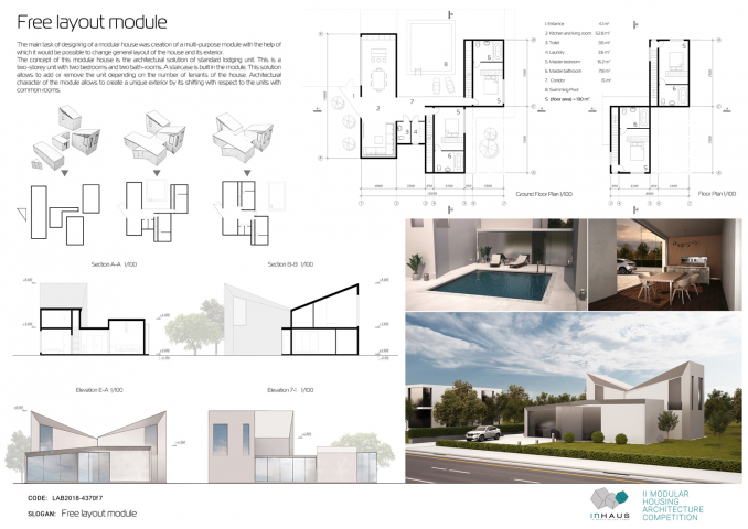 Конкурсный проект модульного дома