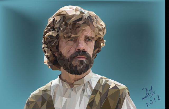 Портрет в low poly