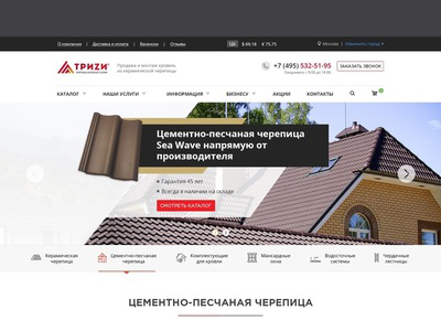Trizi – дизайн интернет-магазина