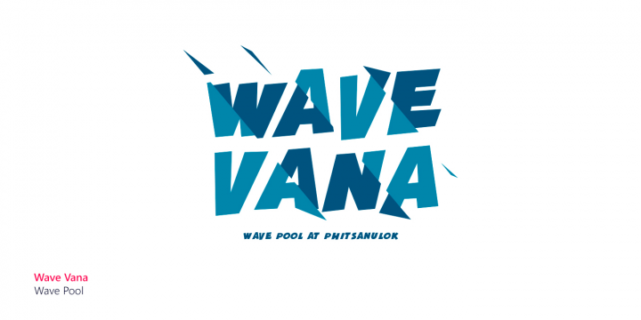 Логотип аквапарка "Wave Vana"