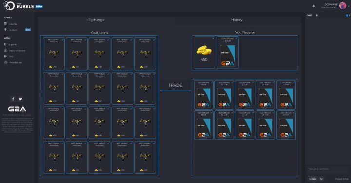 Concept csgo site / Trade