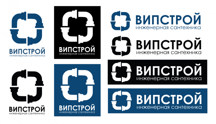 Логотип для ООО "ВИПСТРОЙ"