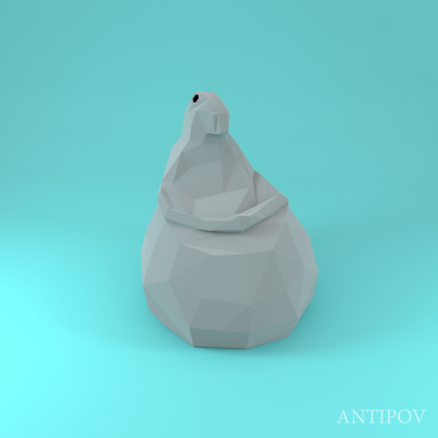 Ждун Low Poly