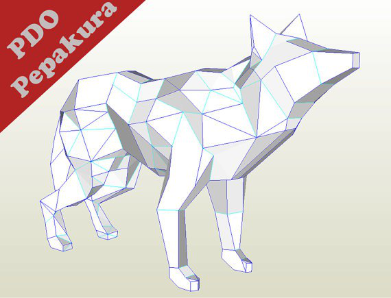 Wolf Low Poly V2