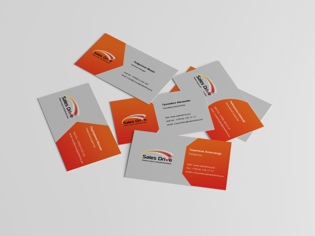 Визитки для рекламного агенства