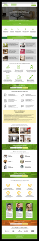 Landing page ремонтных работ Строим вместе.
