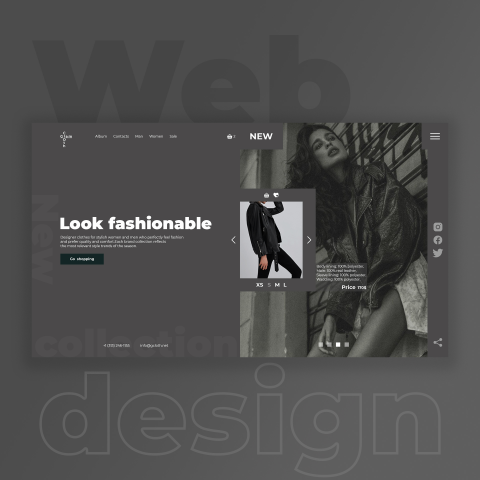 Интернет магазин мужской и женской одежды.