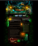 EmeralD. Верстка и адаптация под движок.