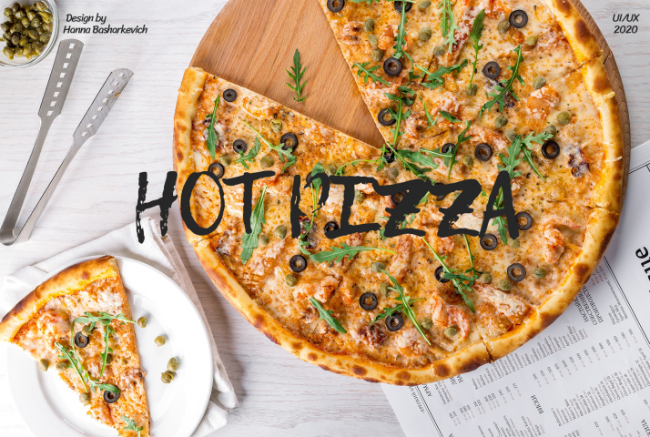 Сайт доставки еды "Hot Pizza"
