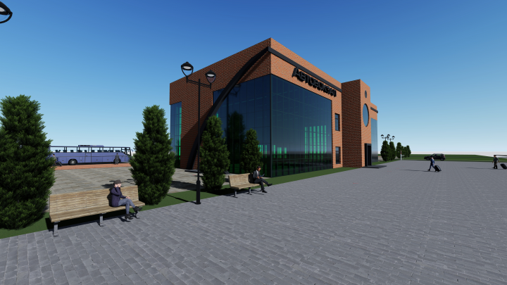 Автовокзал в г.Белгород (проектное решение)