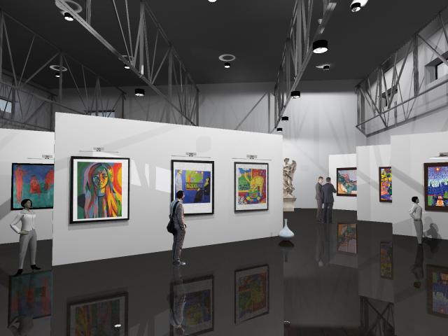 Выставочный павильон - картинная галерея