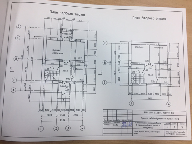 Планы этажей