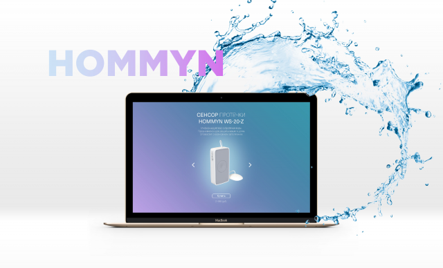 Сайт для системы умного дома HOMMYN