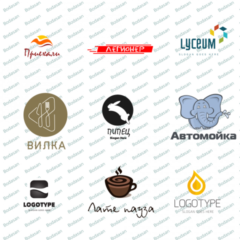 Логотипы варианты работ