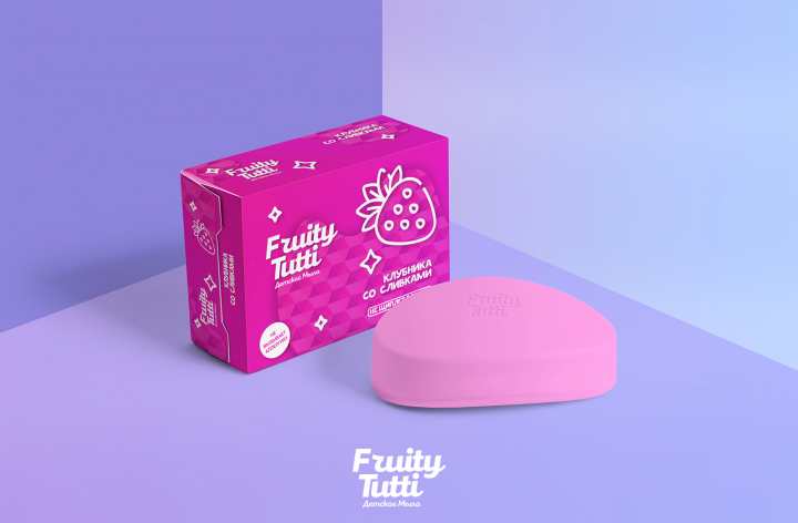 Упаковка детского мыла Fruity Tutti