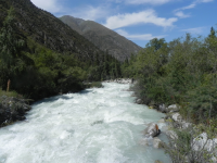 The mountain river