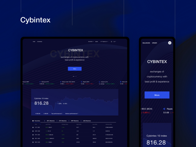 Cybintex -концепт биржи для торговли криптовалютой