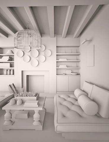 Моделирование копии интерьера