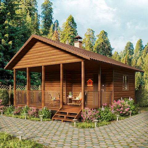 Визуализация средней бани