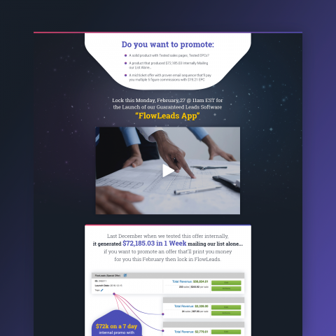 Дизайн лендинга (Landing Page) – FlowLeads