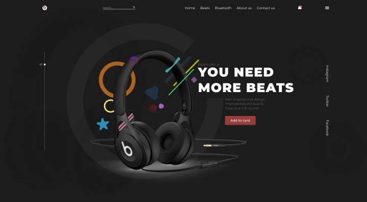 Beats Landing Page