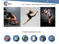 Дизайн Landing Page для танцевальной студии