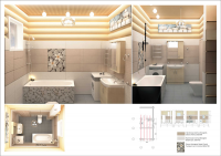 ванная комната в бревенчатом доме