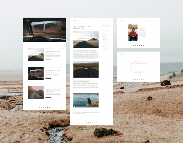 Travel Blog | ux/ui