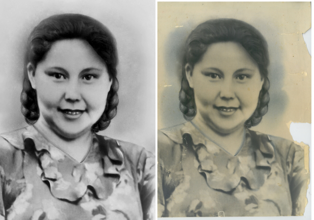 Восстановление фотографии / ретушь