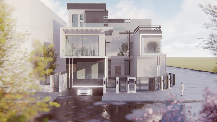 Визуализация виллы Дубай