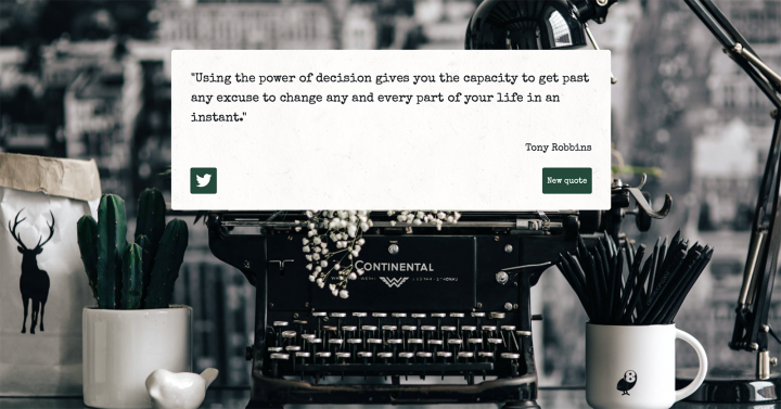 Random Quote Machine