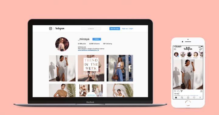 Mockup for instagram