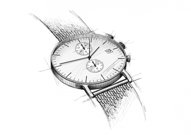 Скетч часов