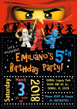 Флаер ко дню рождения ребенка