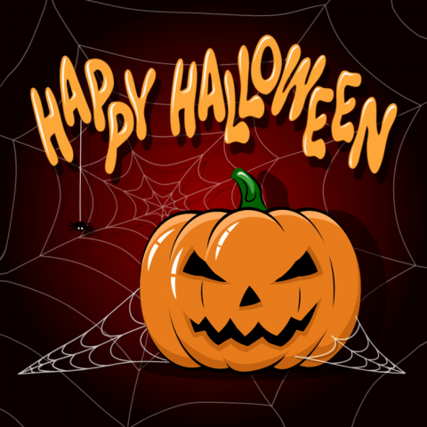 Анимация для социальной сети на Хеллоуин