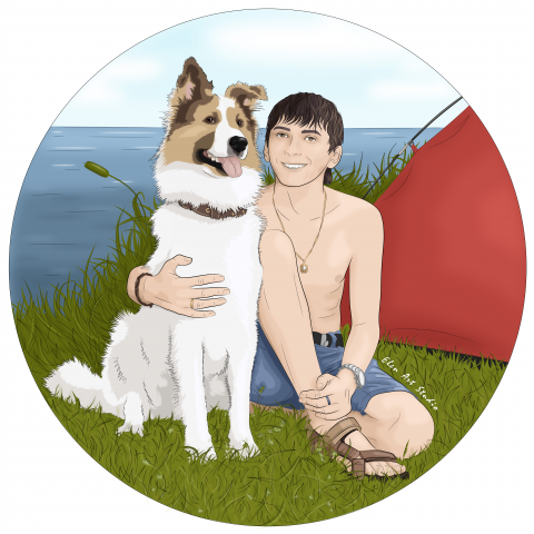 Арт-портрет в полный рост