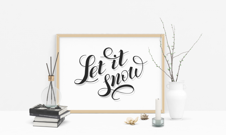 Плакат в рамках зимнего марафона