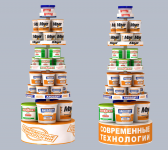 Торговый стенд для лакокрасочной продукции