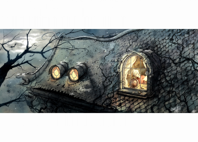 Обложка для детской книги "Arcibald Finch and the lost witches"