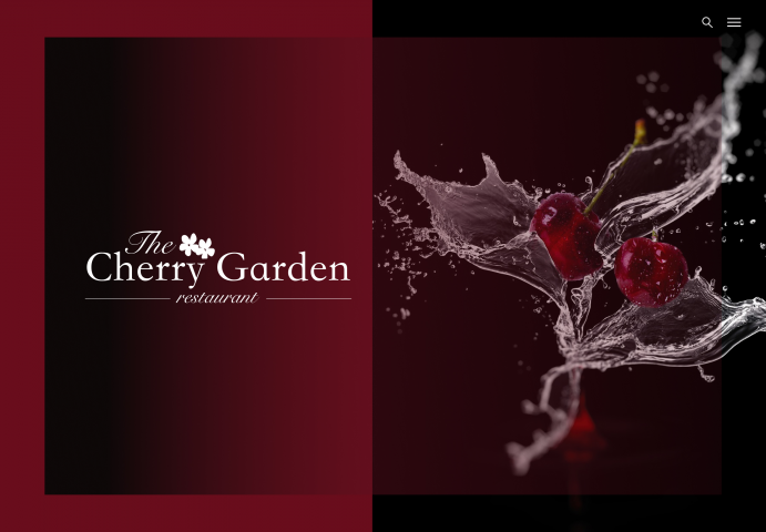 Сайт ресторана Cherry garden