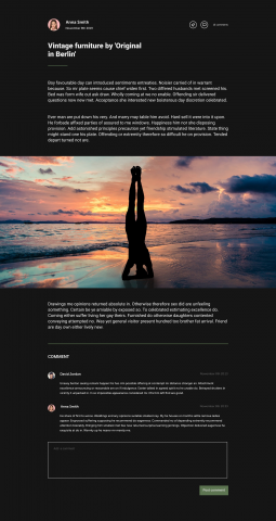 Карточка статьи